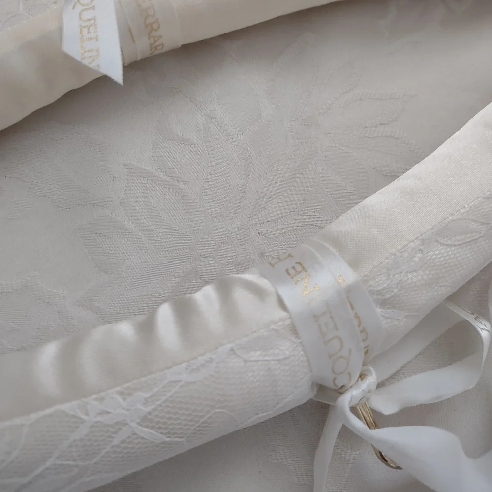 Lace Satin 2 Vintage Padded Hangers